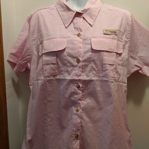 Columbia titanium PDG women's XL short sleeve top